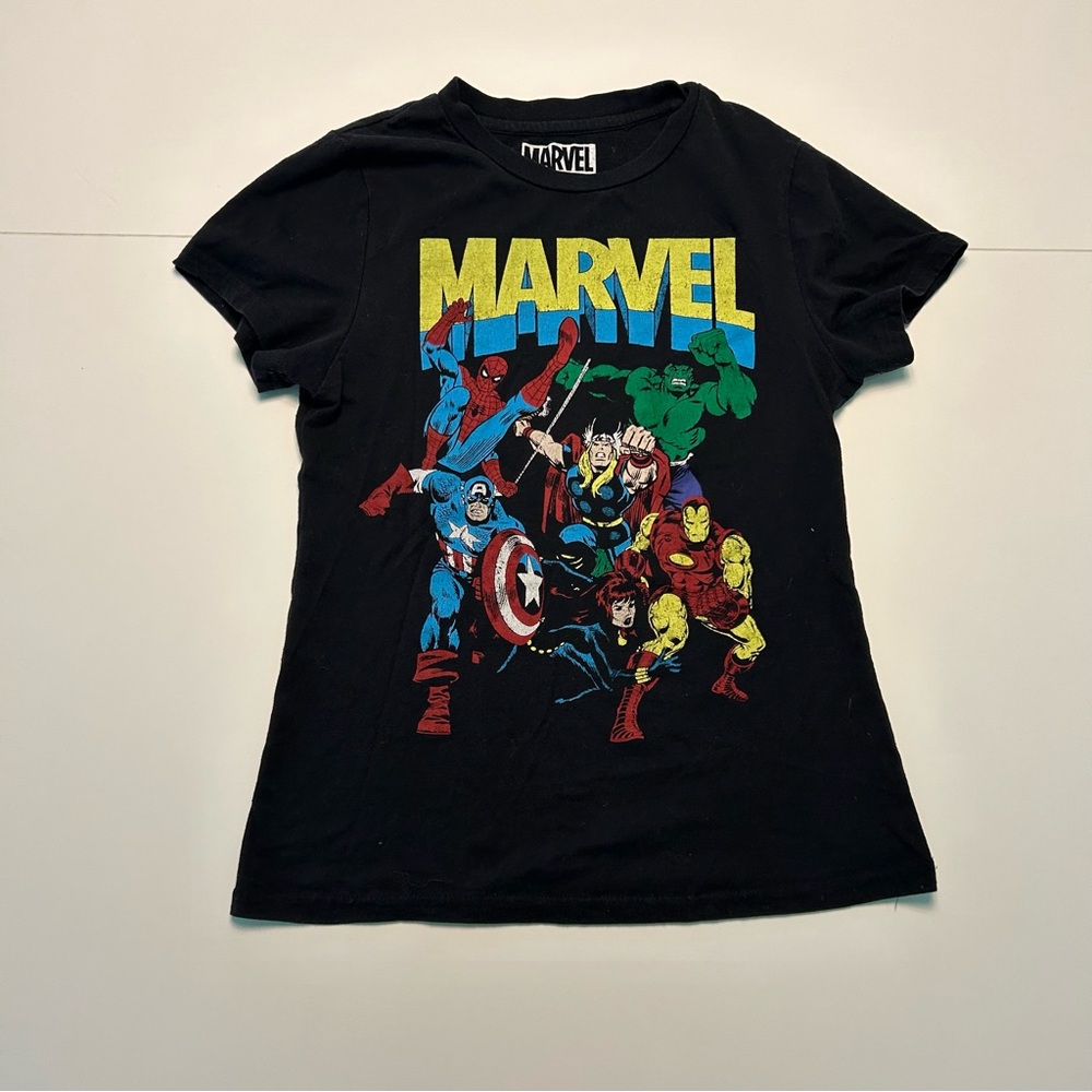 Marvel Black Graphic T-Shirt